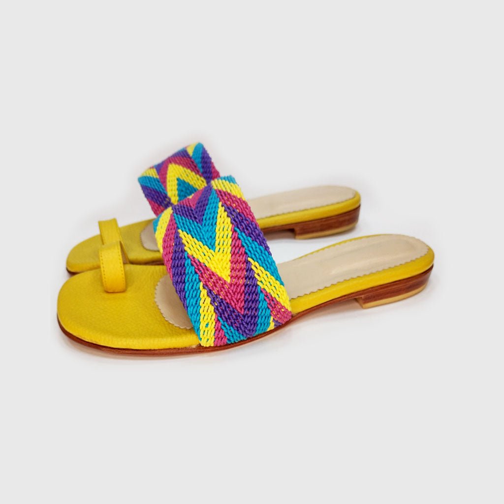 Sandalias Aurora Mango (Nro. 40) sandalias de cuero hechas a mano - Quintaesencia Store