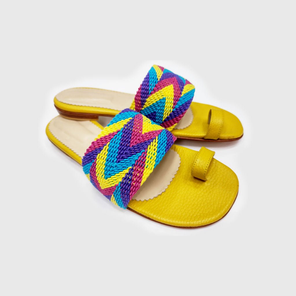 Sandalias Aurora Mango (Nro. 40) sandalias de cuero hechas a mano - Quintaesencia Store