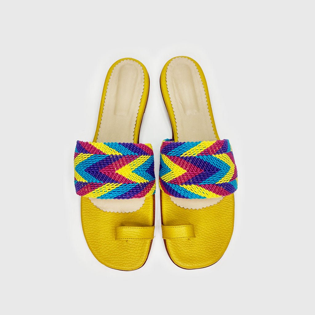 Sandalias Aurora Mango (Nro. 40) sandalias de cuero hechas a mano - Quintaesencia Store